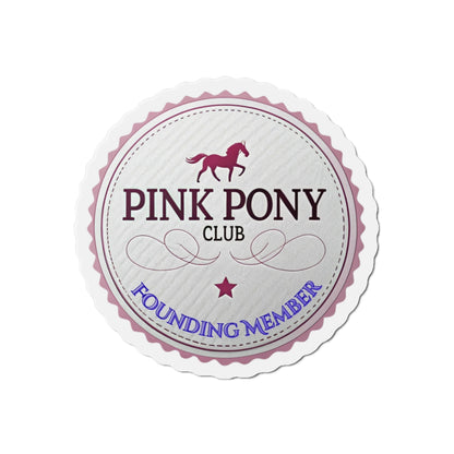 Pink Pony Club Die-Cut Magnets - Personalized Horse Lover Gifts, Equine Decoration, Fridge Magnets, Unique Collectibles, Fun Home [...]