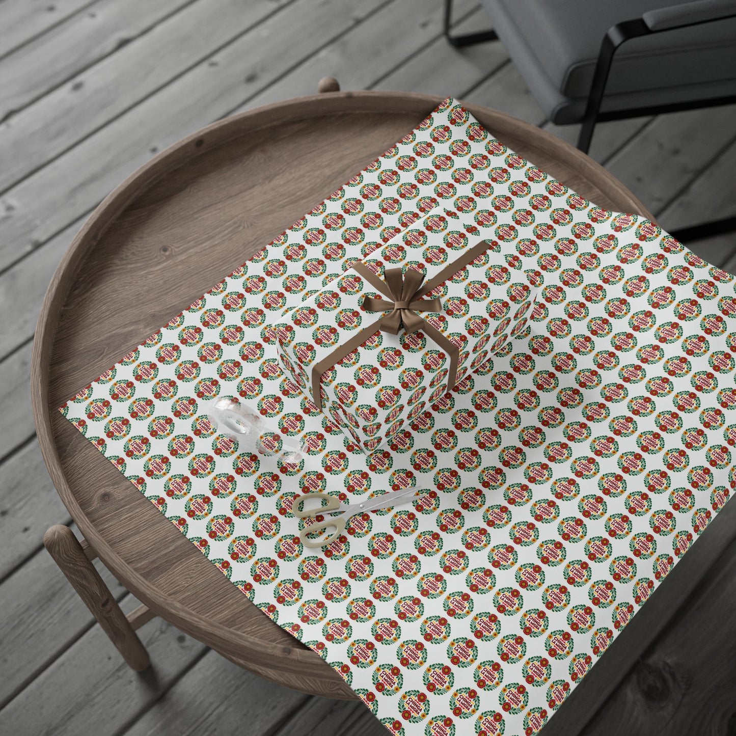 Chinga La Migra Wrapping Paper | Anti ICE Gift Wrap | Anti Trump Design | Pro Immigration Design