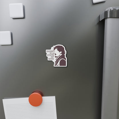 Pedro Pascal Daddy is a State of Mind Daddy Die-Cut Magnet | Cool Dad Gift, Home Decor, Refrigerator Magnet, Father's Day Gift, Office