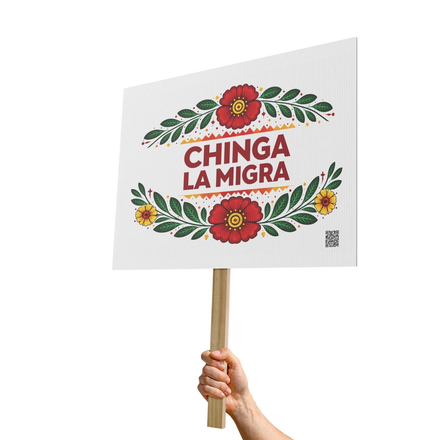 Chinga La Migra Anti I.C.E Protest Sign