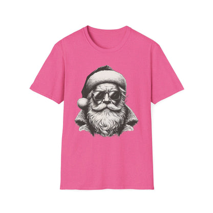 Cool Santa Graphic Unisex T-Shirt, Funny Holiday Tee, Christmas Gift, Retro Santa Shirt, Festive Apparel, Men and Women Holiday Wear