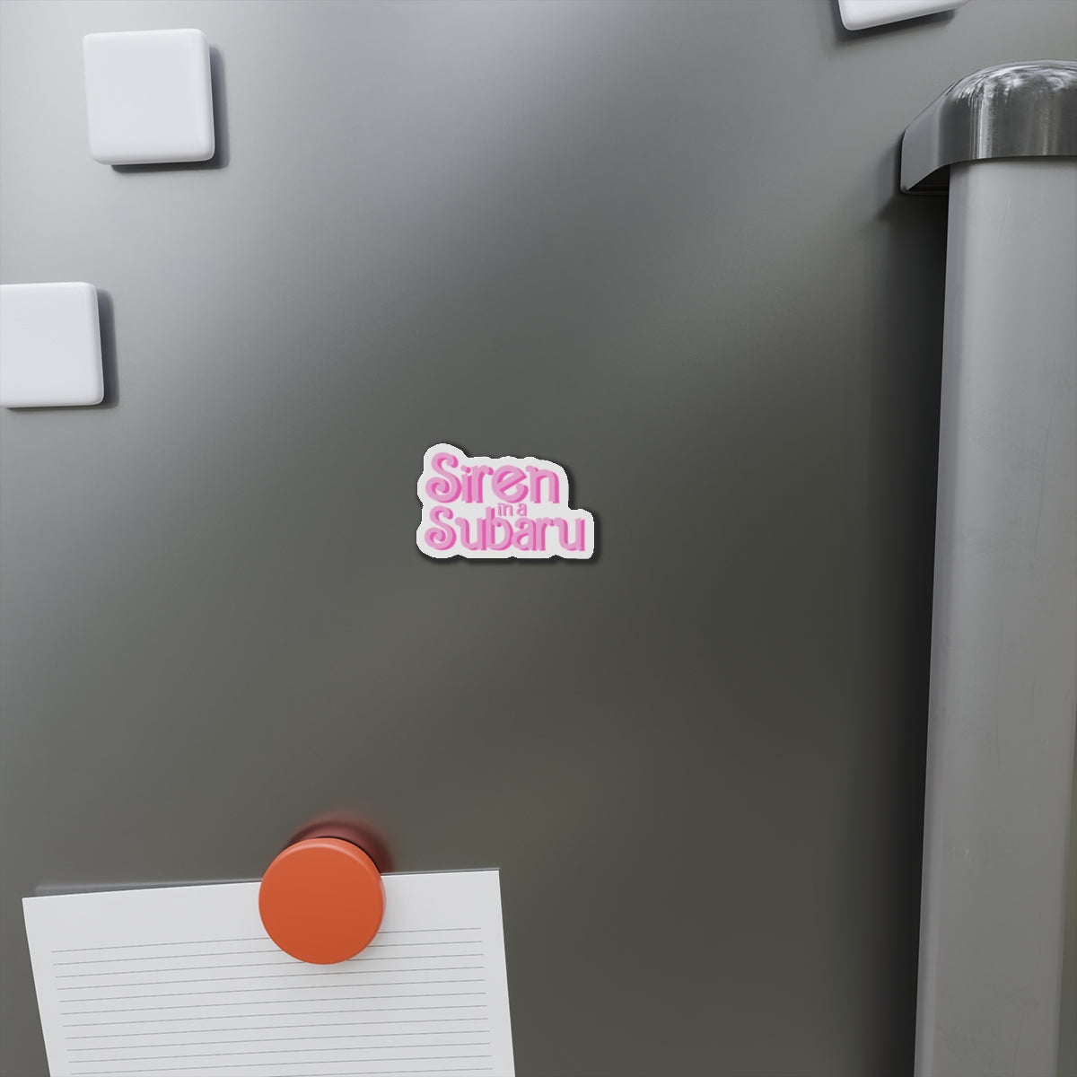 Siren in a Subaru Die-Cut Magnet - Fun Car Enthusiast Décor, Unique Gift for Subaru Lovers, Quirky Refrigerator Magnet, Auto [...]