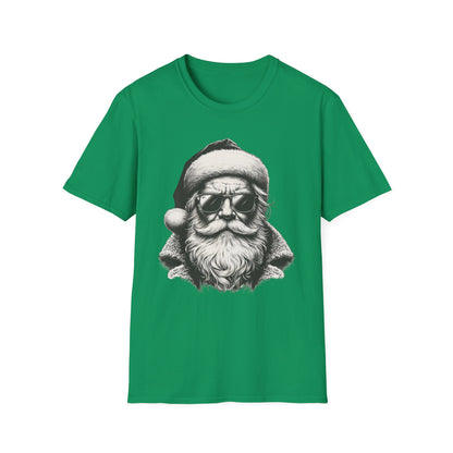 Cool Santa Graphic Unisex T-Shirt, Funny Holiday Tee, Christmas Gift, Retro Santa Shirt, Festive Apparel, Men and Women Holiday Wear