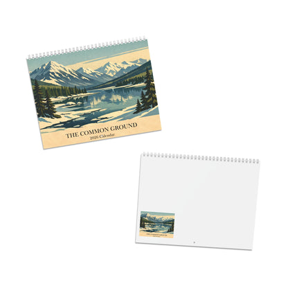 Democracy & Resistance Wall Calendar 2026 – Vintage National Park–Style Political Art Calendar