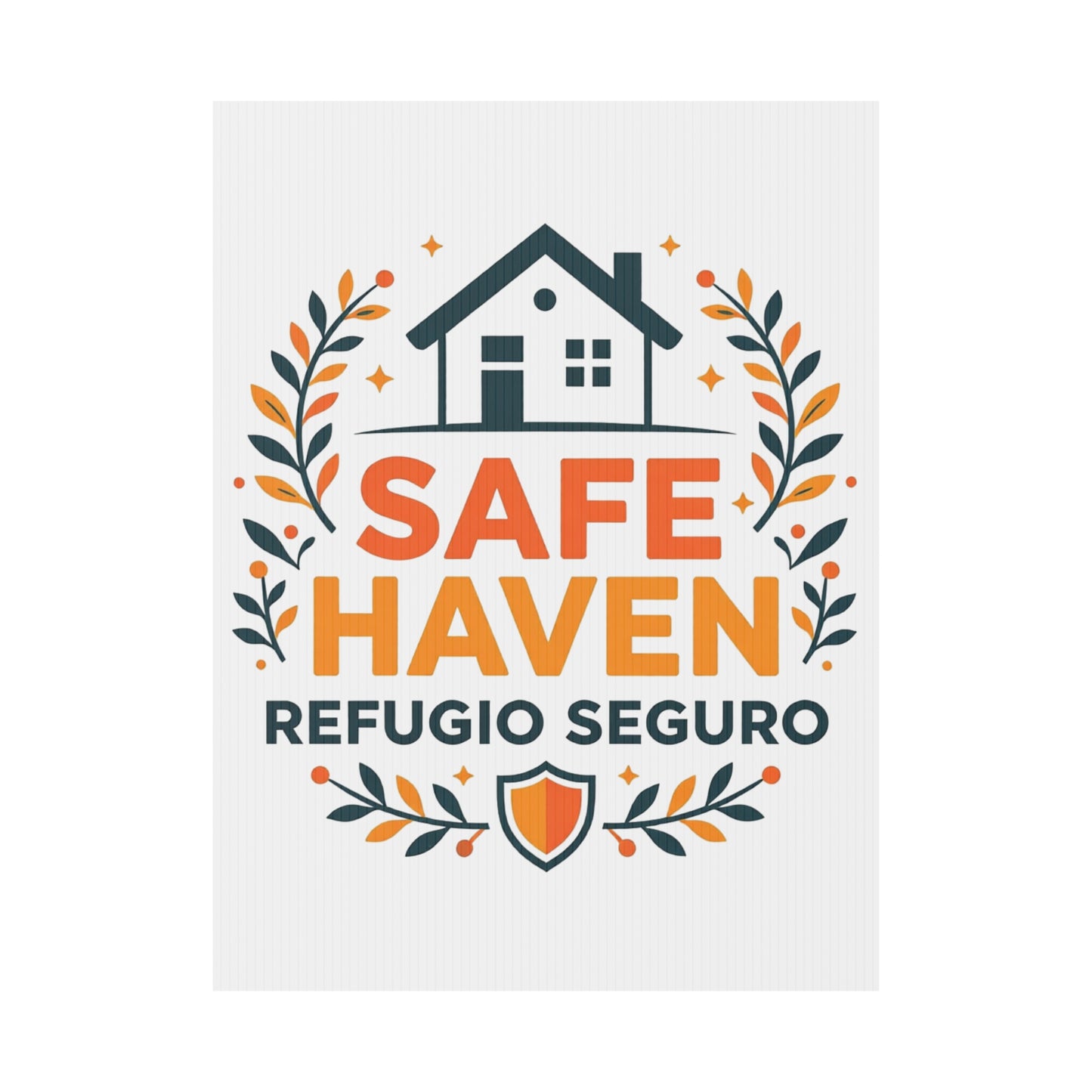 Safe Haven Yard Sign | Anti I.C.E | Refugio Seguro | Chinga La Migra | Decorative Lawn Sign, Home Safety Sign