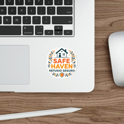 Safe Haven Bilingual Die-Cut Stickers