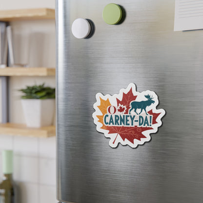O Carney-da! Mark Carney Die-Cut Magnets | Perfect for Fans of Canada, Fun Home Decor, Gift for Friends, Celebratory Keepsake