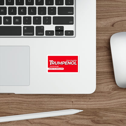 Tylenol Parody Political Humor Die-Cut Stickers, Funny Laptop Decals, Gift for Activists, Election Stickers, Unique Car Accessories