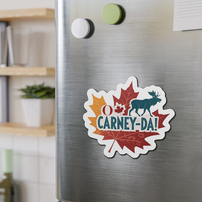 O Carney-da! Mark Carney Die-Cut Magnets | Perfect for Fans of Canada, Fun Home Decor, Gift for Friends, Celebratory Keepsake