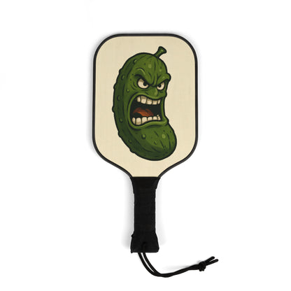 Angry Pickleball Paddle Set - Fun Pickleball Gear for Enthusiasts, Gift for Sports Lovers, Unique Pickleball Game Kit