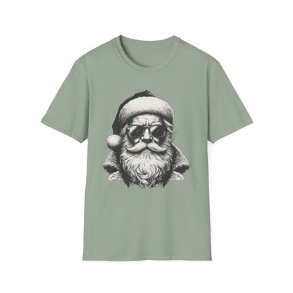 Cool Santa Graphic Unisex T-Shirt, Funny Holiday Tee, Christmas Gift, Retro Santa Shirt, Festive Apparel, Men and Women Holiday Wear