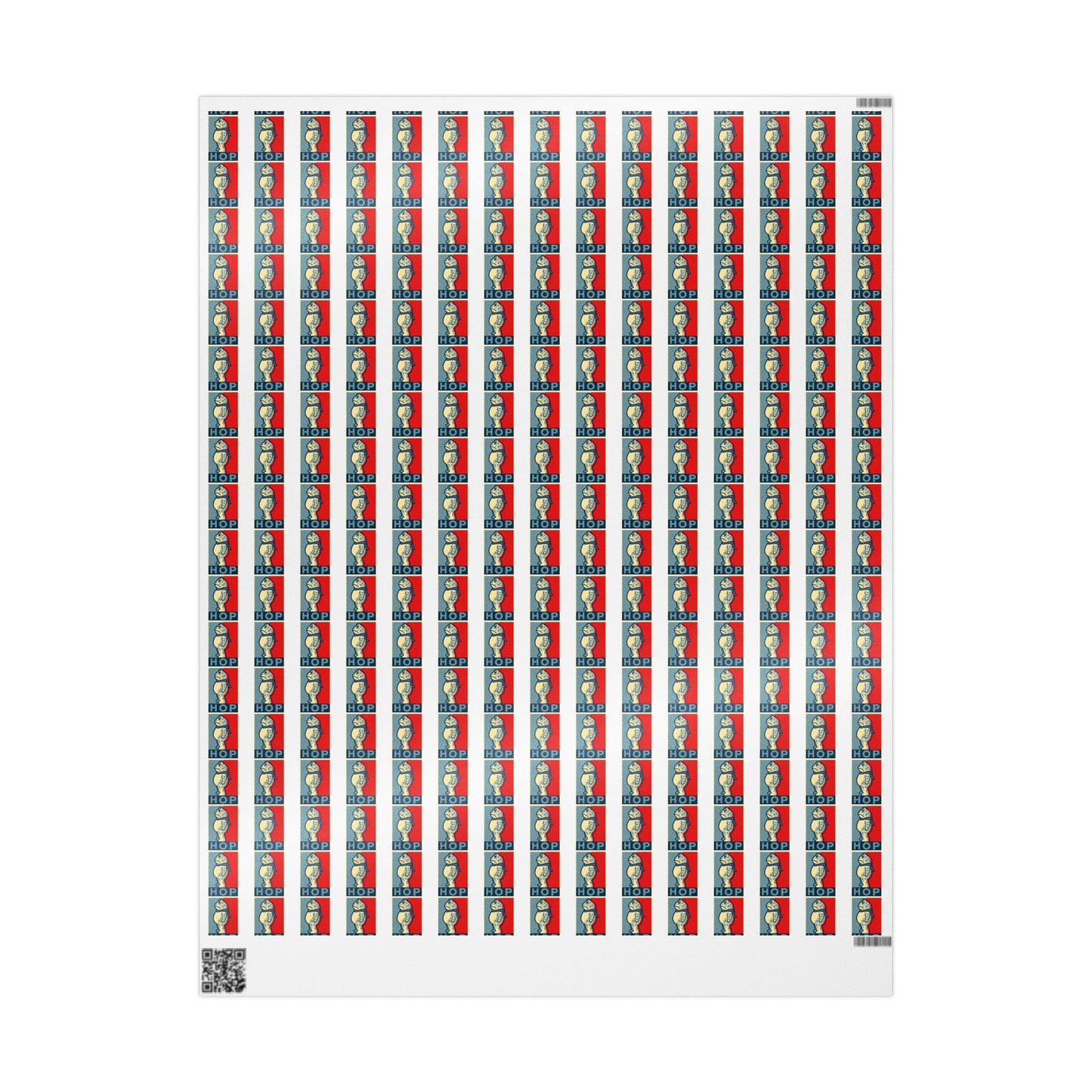 Portland Frog 'Hop' Pattern Wrapping Paper | Anti Trump Christmas | Resist | Foxtrot Delta Tango