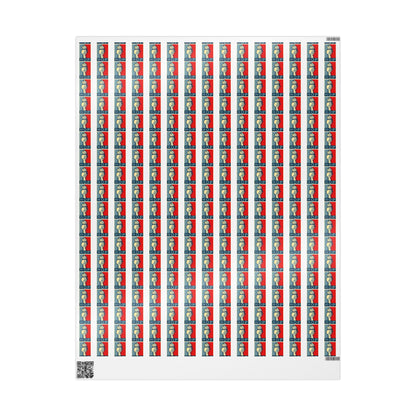 Portland Frog 'Hop' Pattern Wrapping Paper | Anti Trump Christmas | Resist | Foxtrot Delta Tango