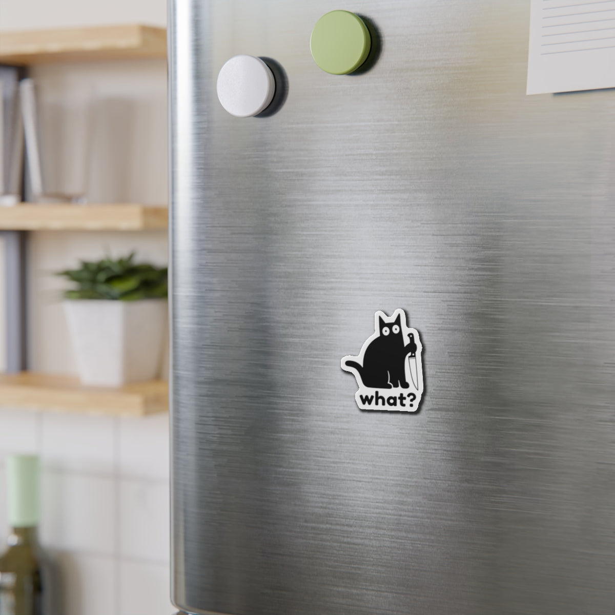 Playful Cat Die-Cut Magnets - Fun Refrigerator Decor, Cool Cat Gifts, Whimsical Kitchen Accessories, Unique Pet Lover Supplies, Quirky [...]