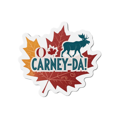 O Carney-da! Mark Carney Die-Cut Magnets | Perfect for Fans of Canada, Fun Home Decor, Gift for Friends, Celebratory Keepsake