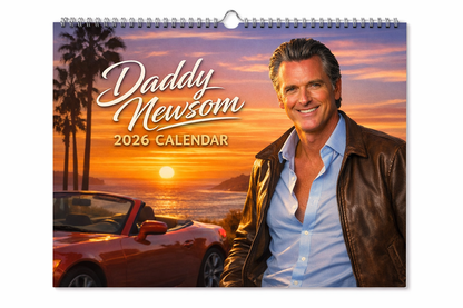 Daddy Newson 2026 Wall Calendar | Monthly Planner | Different theme for every month