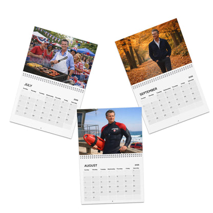 Daddy Newson 2026 Wall Calendar | Monthly Planner | Different theme for every month