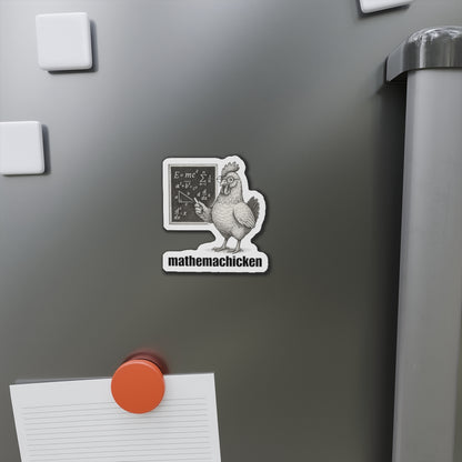 Mathemachicken | Math-Themed Die-Cut Magnets, Fun Kitchen Decor, Math Lover Gifts, Unique Fridge Decor, Educational Magnets