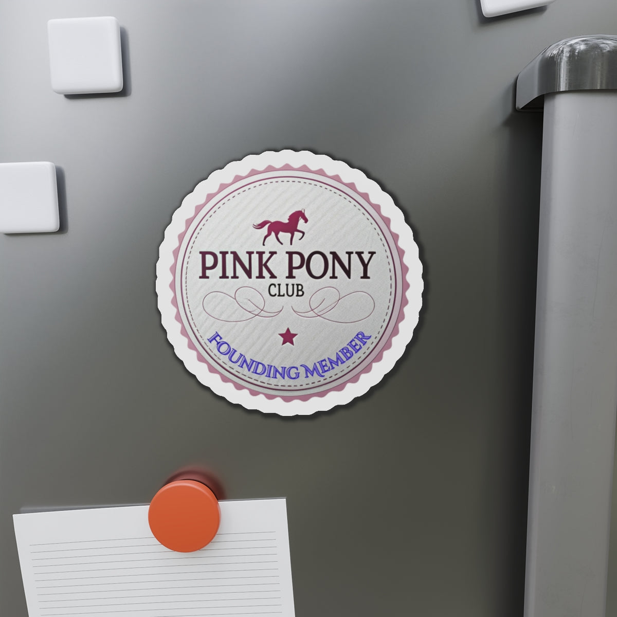 Pink Pony Club Die-Cut Magnets - Personalized Horse Lover Gifts, Equine Decoration, Fridge Magnets, Unique Collectibles, Fun Home [...]