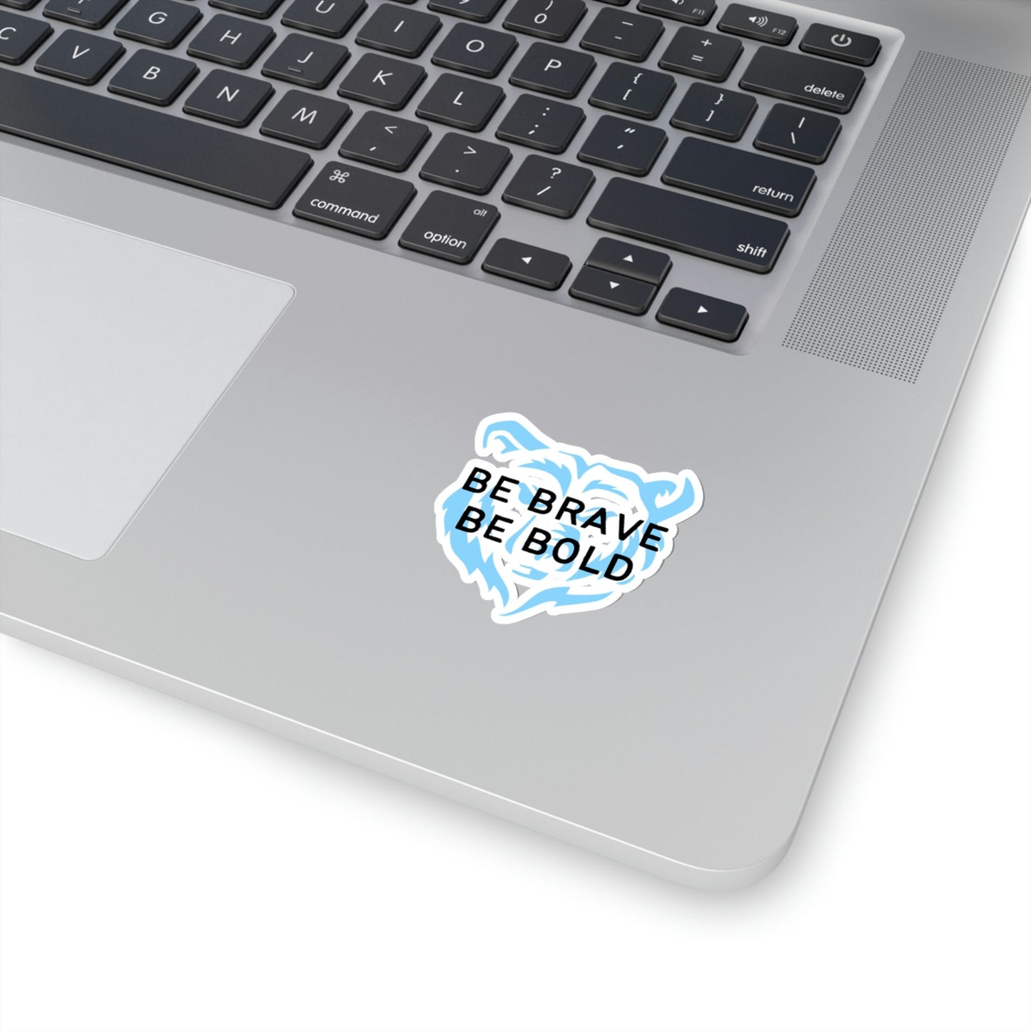 Be Brave be Bold Bear Design Kiss-Cut Stickers
