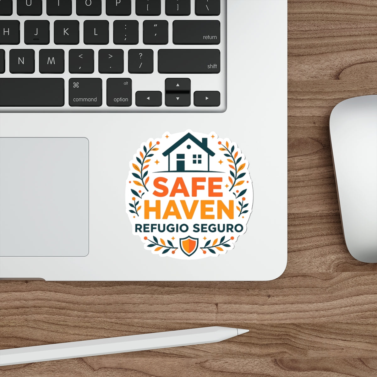 Safe Haven Bilingual Die-Cut Stickers