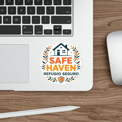 Safe Haven Bilingual Die-Cut Stickers