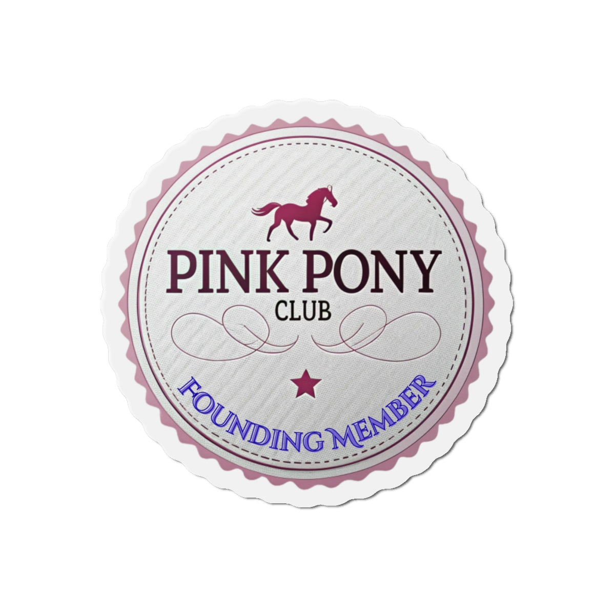 Pink Pony Club Die-Cut Magnets - Personalized Horse Lover Gifts, Equine Decoration, Fridge Magnets, Unique Collectibles, Fun Home [...]