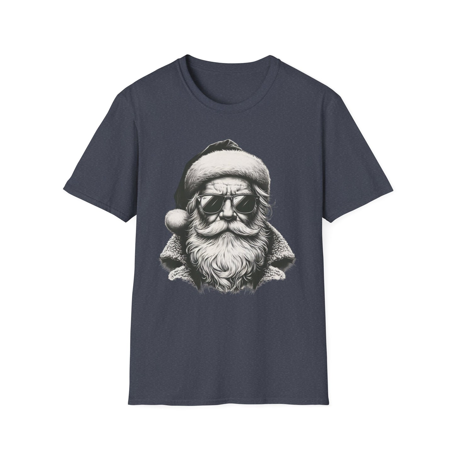 Cool Santa Graphic Unisex T-Shirt, Funny Holiday Tee, Christmas Gift, Retro Santa Shirt, Festive Apparel, Men and Women Holiday Wear