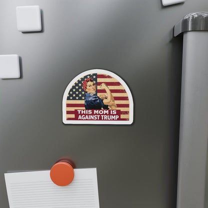 Moms Against Trump Die-Cut Magnets, Empowering Mom Against Trump, Patriotic Home Decor, Gifting for Activists, Political Merchandise