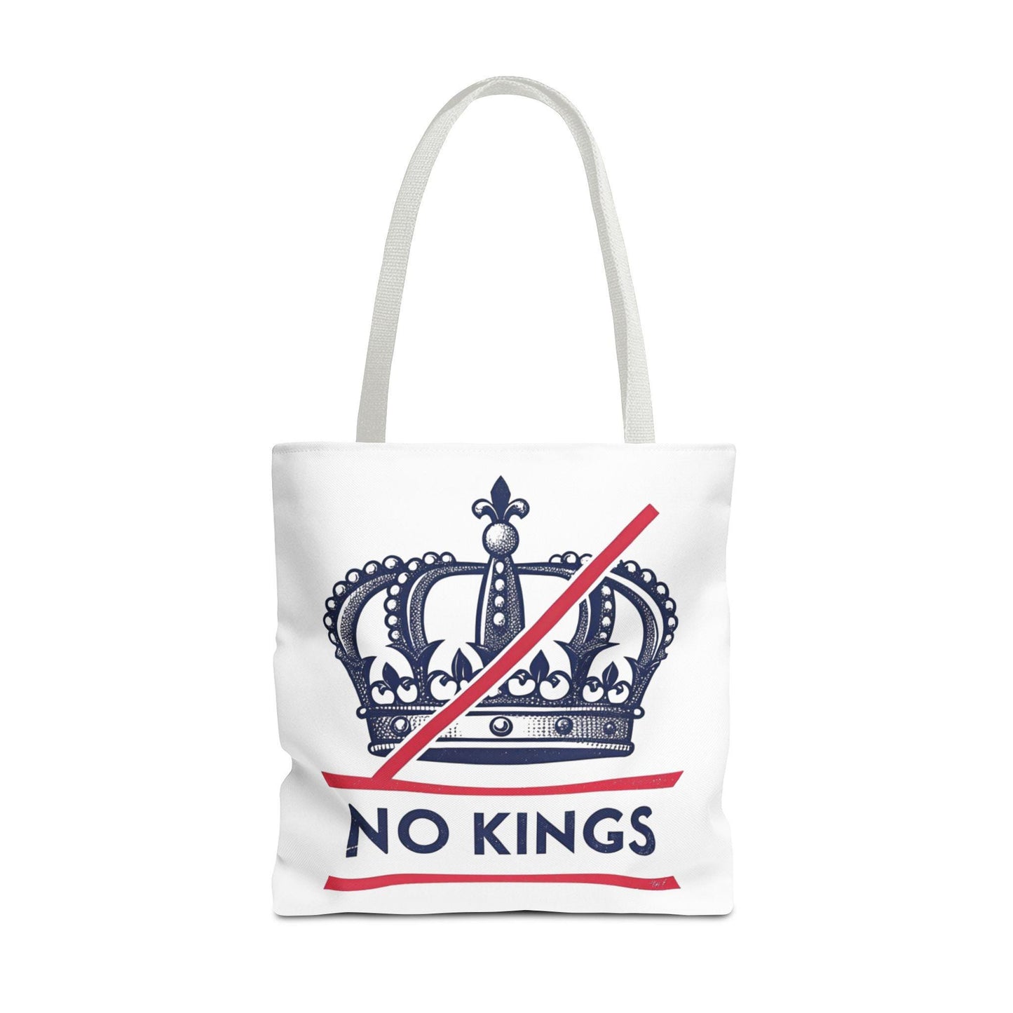 No Kings Rebel Crown Tote Bag, Stylish Canvas Tote, Unique Shopper Bag, Gift for Her, Eco-Friendly Bags, Trendy Market Tote