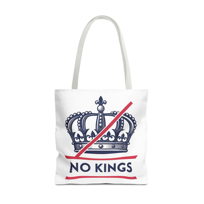 No Kings Rebel Crown Tote Bag, Stylish Canvas Tote, Unique Shopper Bag, Gift for Her, Eco-Friendly Bags, Trendy Market Tote