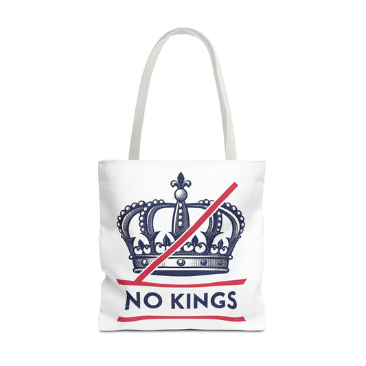 No Kings Rebel Crown Tote Bag, Stylish Canvas Tote, Unique Shopper Bag, Gift for Her, Eco-Friendly Bags, Trendy Market Tote
