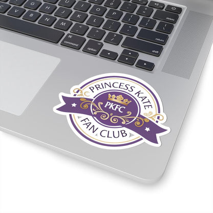 Princess Kate Fan Club Kiss-Cut Stickers, Fun Laptop Decals