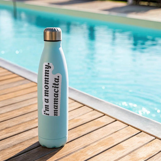 I am a Mommy Mamacita Sticker, Funny Kiss Cut Vinyl Decal for Water Bottle, Love Island Gift, Latina Mom Sticker, Waterproof