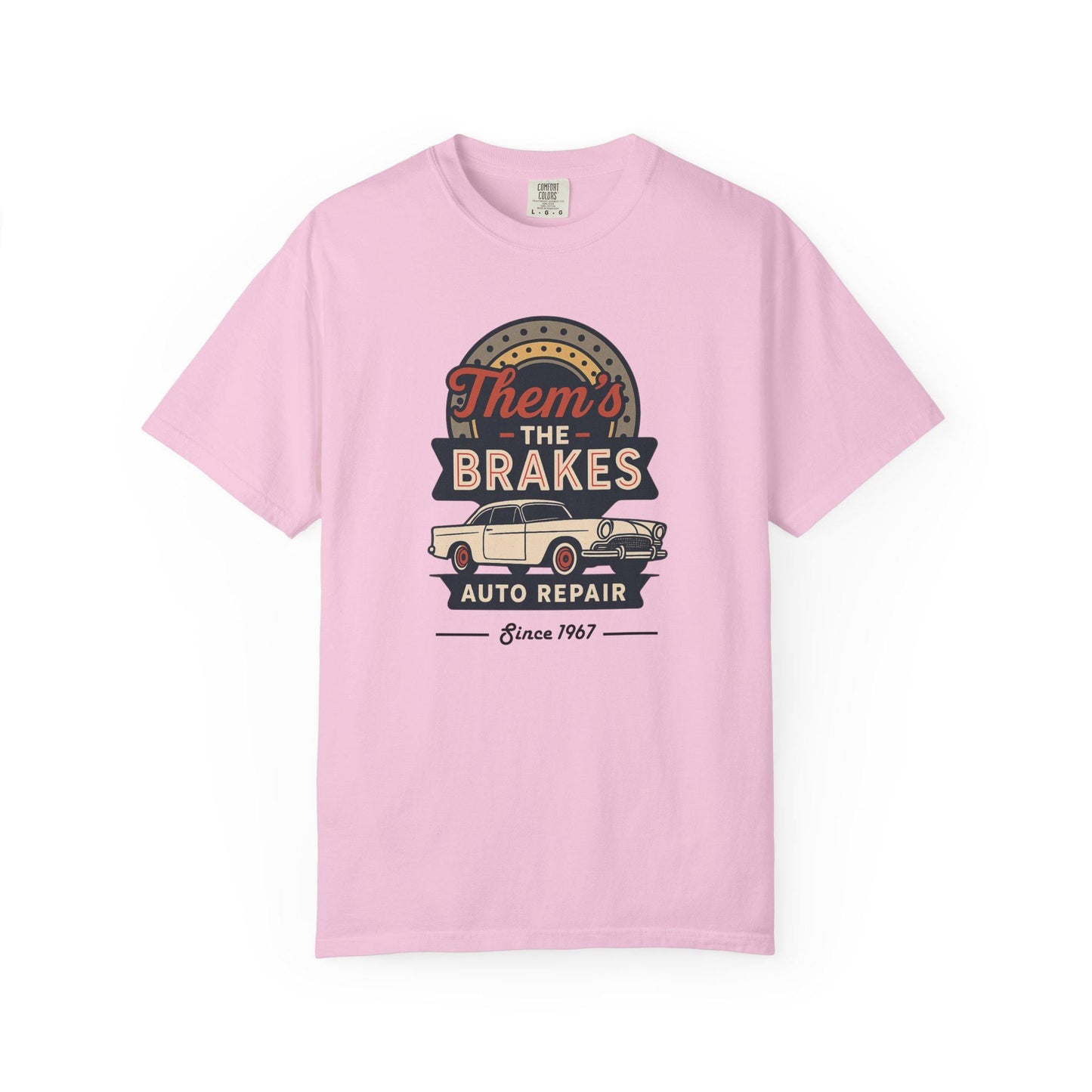 Them's The Brakes Vintage Auto Repair Graphic Tee, Unisex T-Shirt, Car Lover Gift, Dad Shirt, Classic Car Style