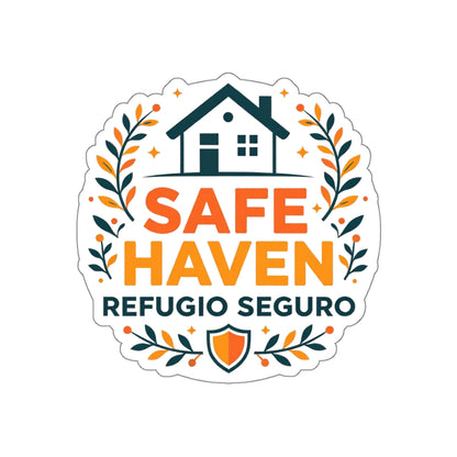 Safe Haven Bilingual Die-Cut Stickers