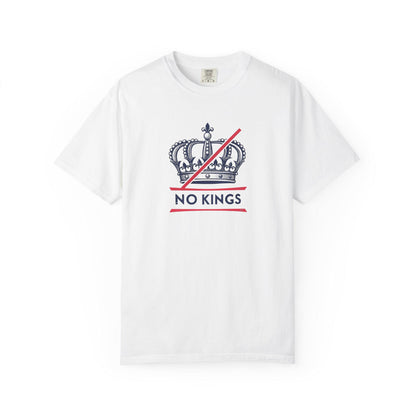 No Kings Rebel Crown T-Shirt - Unisex Garment-Dyed Tee for Festival, Casual Wear, Statement Shirt, Gift for Friends, No Kings Design