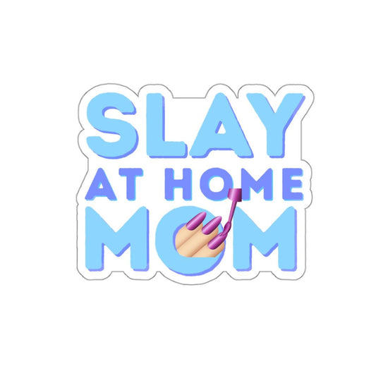 Slay At Home Mom - Wednesday Inspired - Car and Laptop Sticker