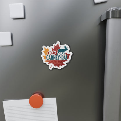 O Carney-da! Mark Carney Die-Cut Magnets | Perfect for Fans of Canada, Fun Home Decor, Gift for Friends, Celebratory Keepsake
