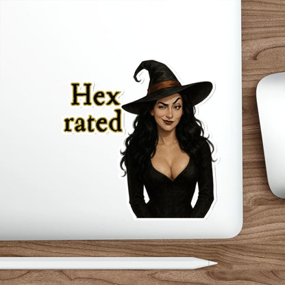 Hex Rated Halloween Die-Cut Stickers | Witchy Decor, Halloween Gifts, Laptop Stickers, Boho Aesthetic, Witchcraft Accessories