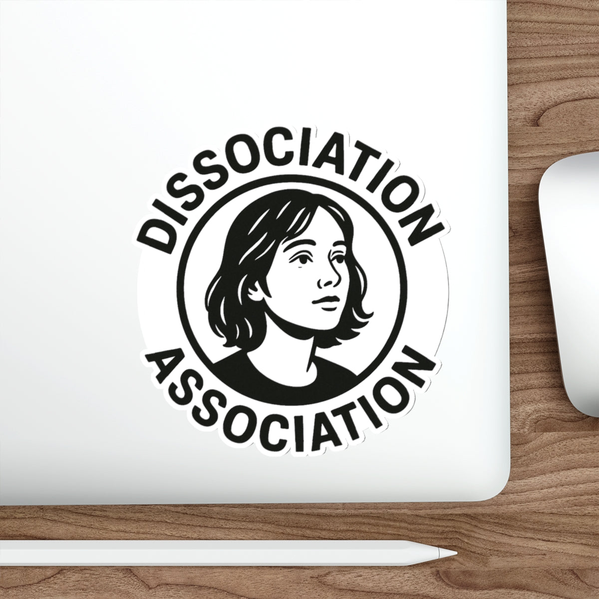Dissociation Association Die-Cut Stickers | Unique Vinyl Decals for Laptop, Phone, Water Bottle, Journals, Cool Gifts
