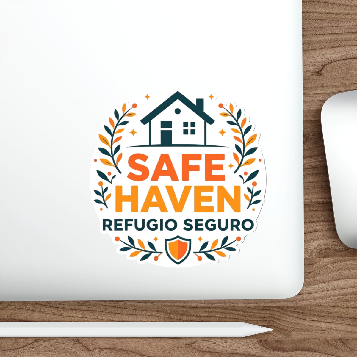 Safe Haven Bilingual Die-Cut Stickers