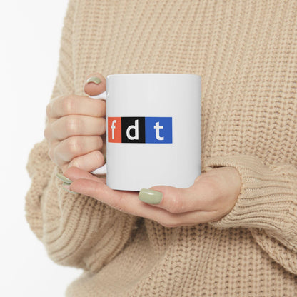 FDT Mug - Funny Gift for Coffee Lovers, Office Décor, Creative Design, Facebook Theme