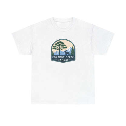 Foxtrot Delta Tango Nature Tee - Unisex Cotton Shirt for Outdoor Lovers