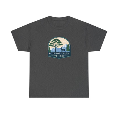 Foxtrot Delta Tango Nature Tee - Unisex Cotton Shirt for Outdoor Lovers