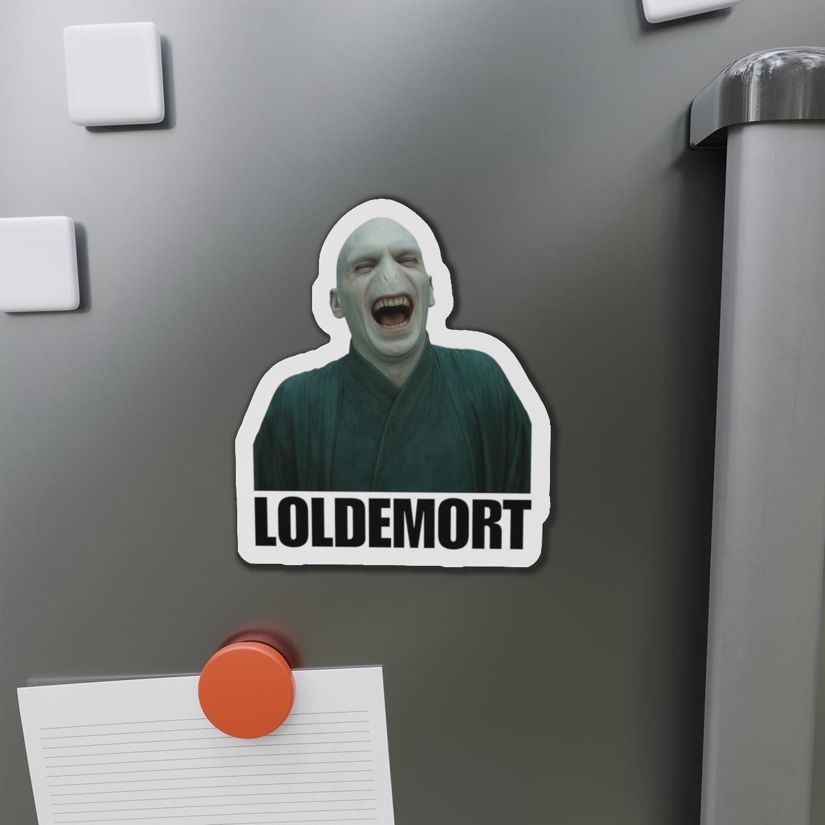 Loldemort - Humorous Die-Cut Magnet - Memorable Decor for Fridge, Office, Gifts, Collectibles, Home Decor
