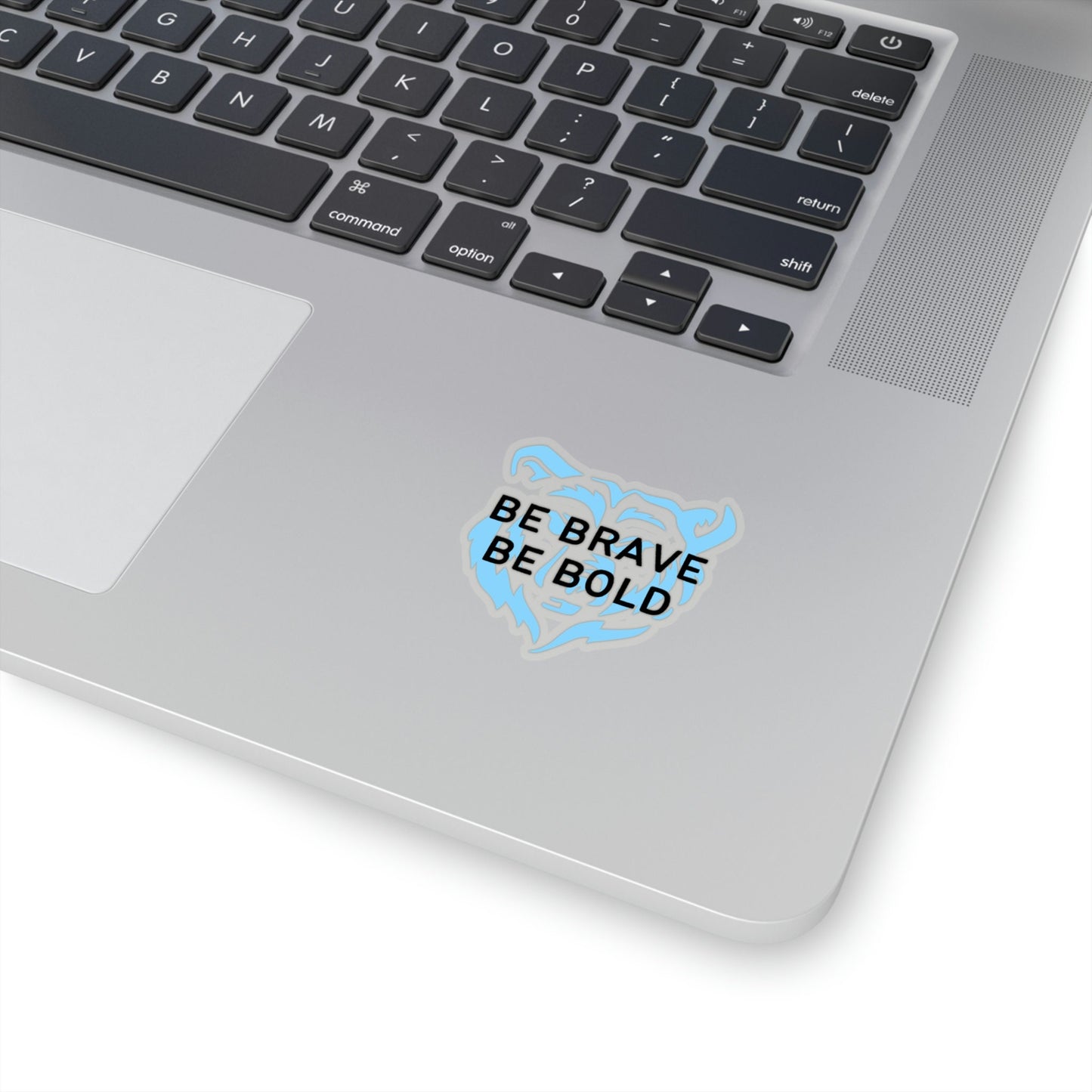 Be Brave be Bold Bear Design Kiss-Cut Stickers