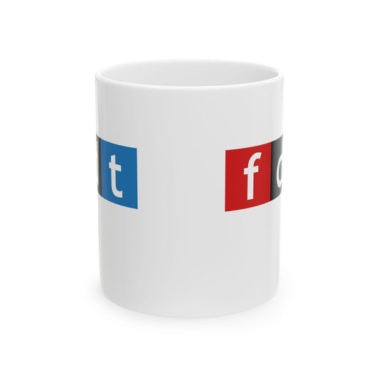 Foxtrot Delta Tango Ceramic Mug for Coffee Lovers, 11oz, Gift for Friends, Office Humor, Quotes Mug, Tea Lover Gift, FDT