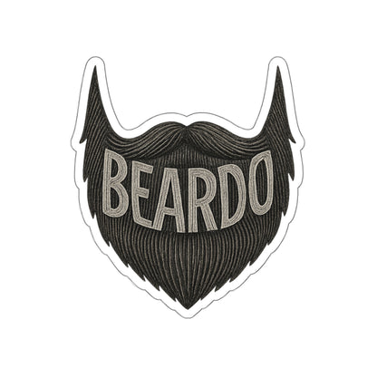 Beardo Die-Cut Stickers | Cool Beard Stickers for Men | Laptop Decals, Gift for Bearded Friends, Trendy Decor, Fun Accessories