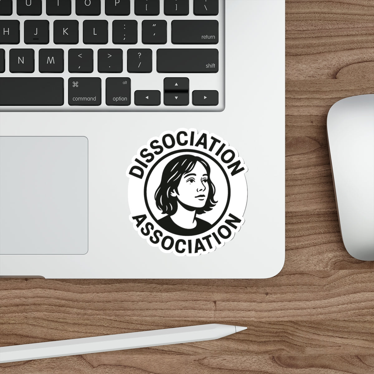 Dissociation Association Die-Cut Stickers | Unique Vinyl Decals for Laptop, Phone, Water Bottle, Journals, Cool Gifts